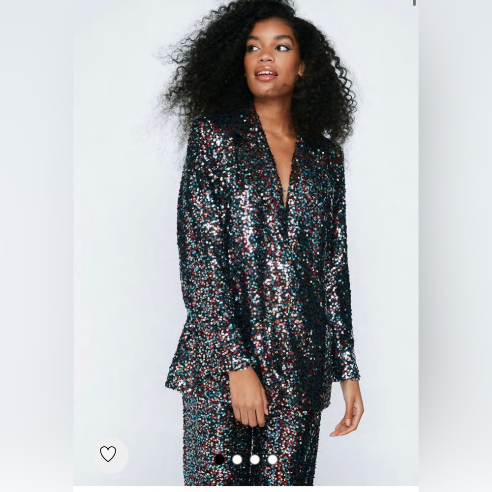 NastyGal Sequin Blazer